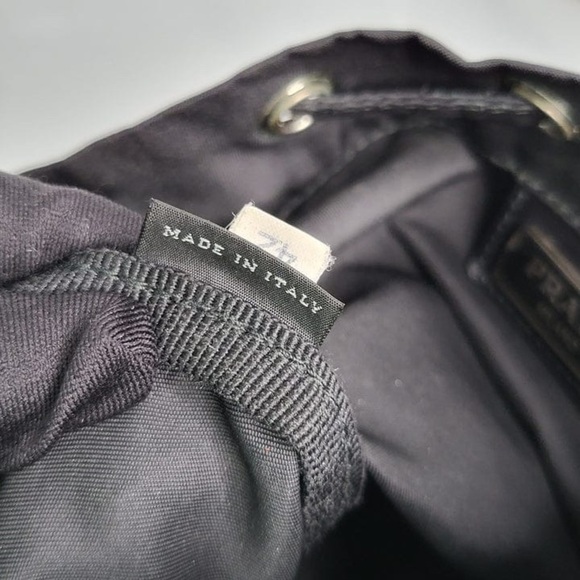 prada NYLON DRAWSTRING BUCKET POUCH - Picture 14 of 17